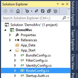 Route Config in MVC 5